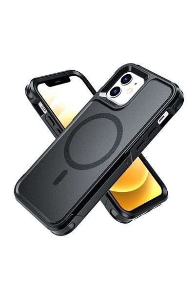 Choice for iphone 14Pro black Magnetic Case for iPhone 16 15 14 Pro Max Plus 13 mini 12 for MagSafe Militar