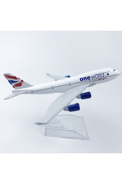 Choice 16CM B747 Alloy Toy Planes For Boys Airplanes Model 1:400 Scale 16cm British Airways B747 Plane Mode