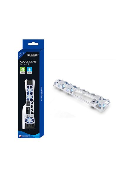 Choice White PS5 Slim Accessories Cooling Fan For Play Station 5 Slim Console Cooling Fan 3 Rotating Speed