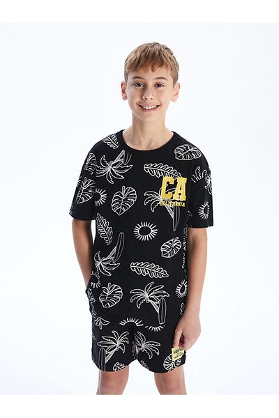 LC Waikiki Tricou pentru băiat cu gât crew de sezon nou -