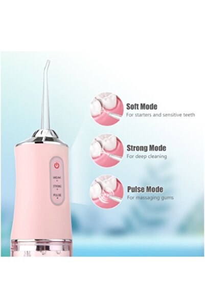 HOZRO Portable Oral Irrigator Hozro, 3 Intensity Modes, Water Resistant, 220ml