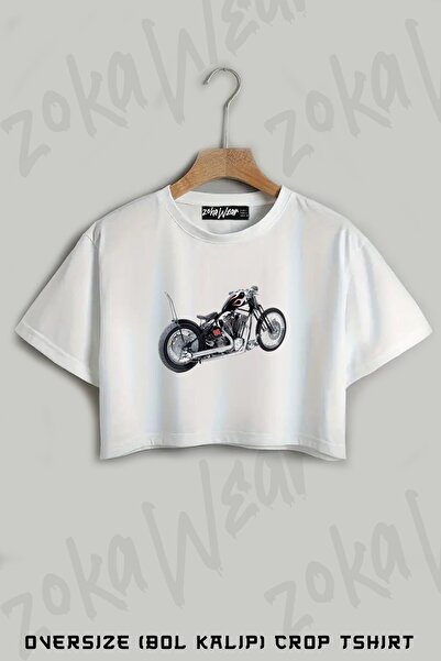 ZOKAWEAR Bmc Choppers εμπριμέ υπερμεγέθη μπλουζάκι