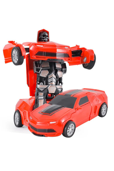 Choice14 Transformer car I Shape-shifting toy car inertial impact one-button shape-shifting boy puzzle collis