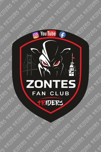 TRİDERS زونتيس فن كلوب 10 × 9 سم 2 قطعة