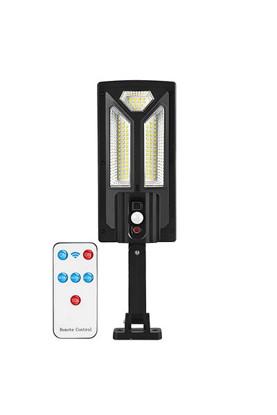 Teno Solar Street Lamp 102 LEDs Teno®, IP65 protection, Waterproof, outdoor, black