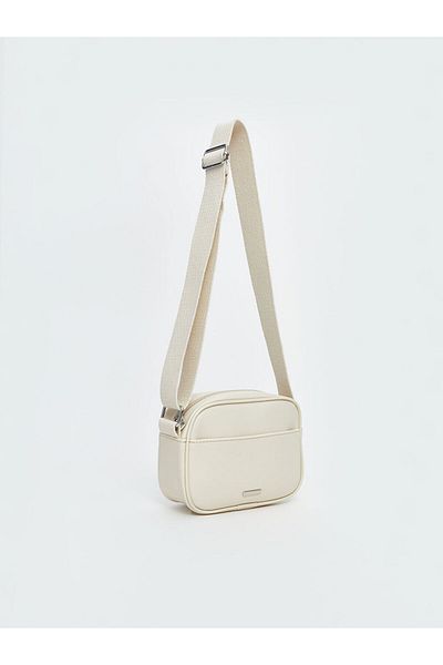 LC Waikiki Ecru Women's Shoulder Bag with Adjustable Strap