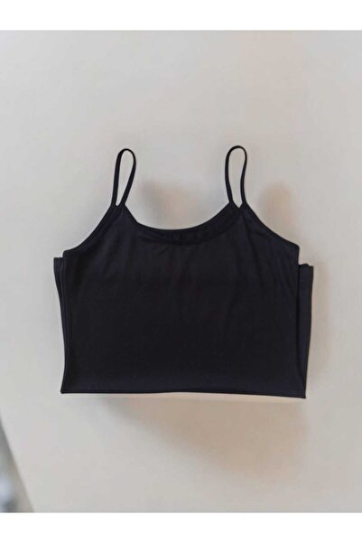 HAYEL 1 Piece Black White Skin Color Women's Strap Tank Top