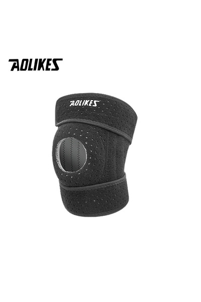 Aolikes دعامة الركبة القابلة للتعديل من AOLIKES سوداء اللون قطعة واحدة قابلة ...