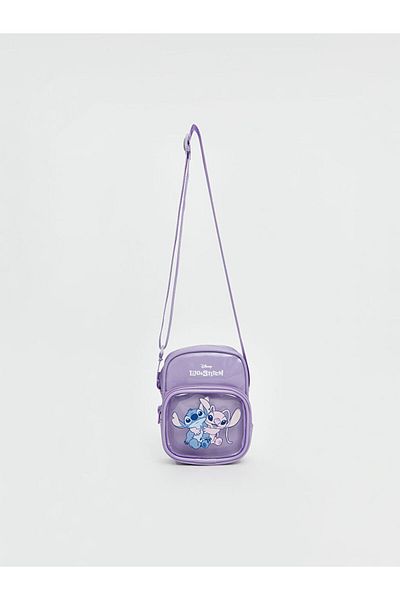 LC Waikiki Lilac Lilo and Stitch Printed Girl's Shoulder Bag