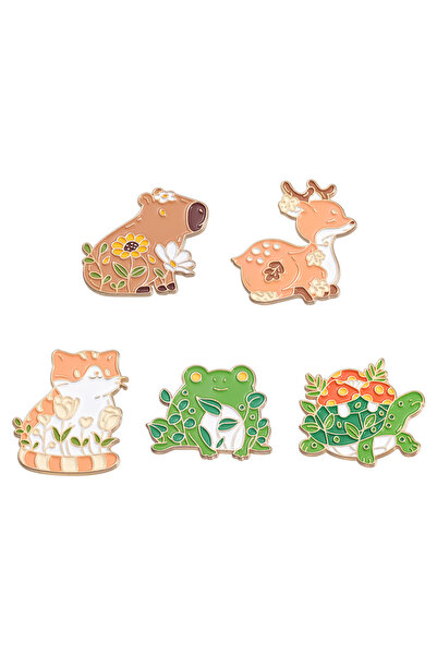 Choice TZ1548 مجموعة من 4 إلى 7 قطع من دبابيس المينا على شكل صبي أنمي كرتوني ...