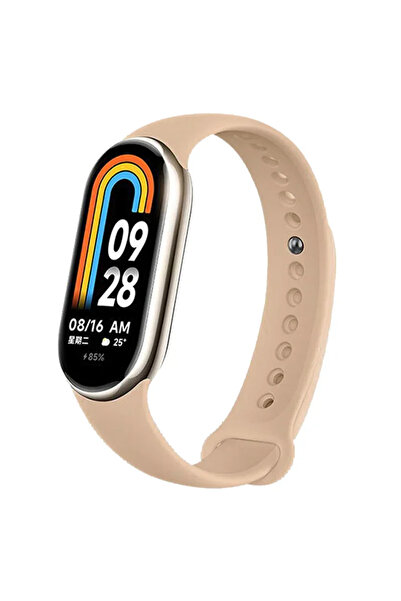 Choice19 For Xiaomi Mi Band 8 23 Walnut color Strap For Mi band 8 xiaomi 8 NFC Bracelet Sport Belt Silicone R