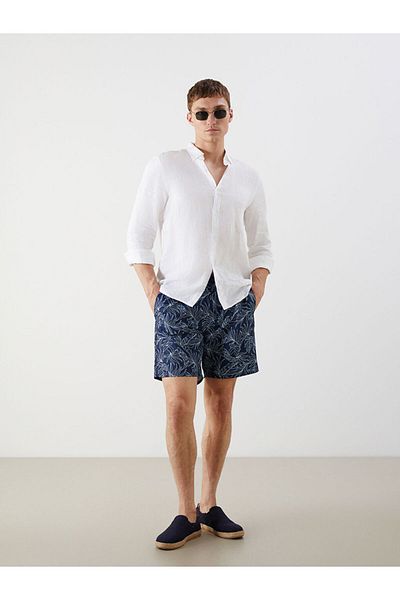 LC Waikiki Νέα σεζόν Ανδρικό Μαγιό Κολάν Κανόνι με μοτίβο - S5CH48Z8