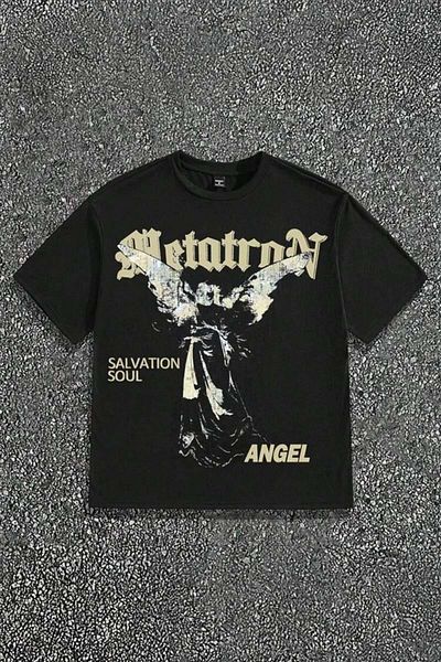 Köstebek Black Metatron Angel Unisex T-Shirt