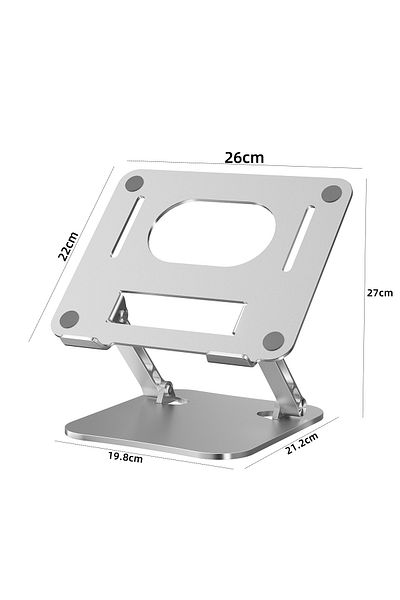 Vikefon B Phone Tablet Stand Adjustable Aluminum Alloy Laptop Tablet up to 17 "Laptop Portable Folding Cool.