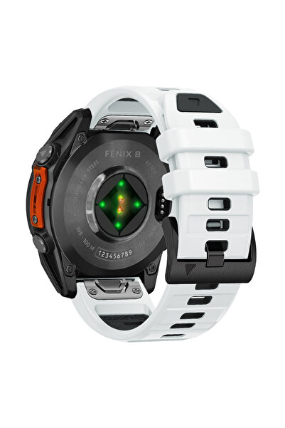 Choice QuickFit 22mm White Black QuickFit 22mm 26mm Fenix8 Watch Band For Garmin Fenix E 8 47mm 51mm 7 7X 6