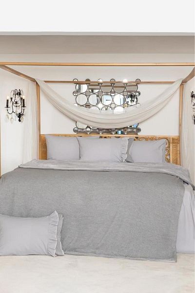 Altınbaşak Nobilis Marble Double Blanket Set