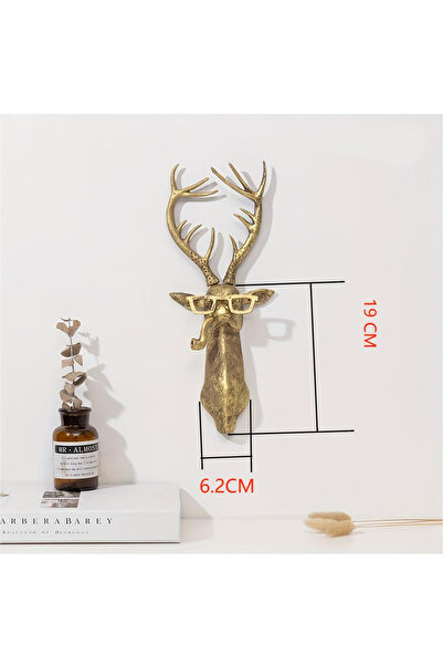 Choice ديكور جداري على شكل رأس غزال، ديكور منزلي معلق على الحائط على شكل رأس ...