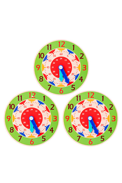 Choice5 ألعاب ساعة خشبية مونتيسوري للأطفال NB130C4-3 PCS، أدوات تعليمية لتعلم...
