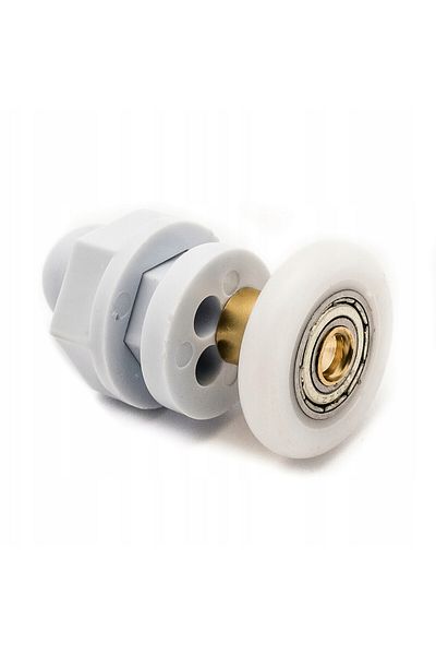 BOEM Shower cabin roller, Plastic, 25mm, Grey