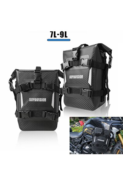 Choice8 7L-9L BLACK 2pcs 2PCS Motorcycle Bumpers Bag Waterproof 5L-8L Motorcy...