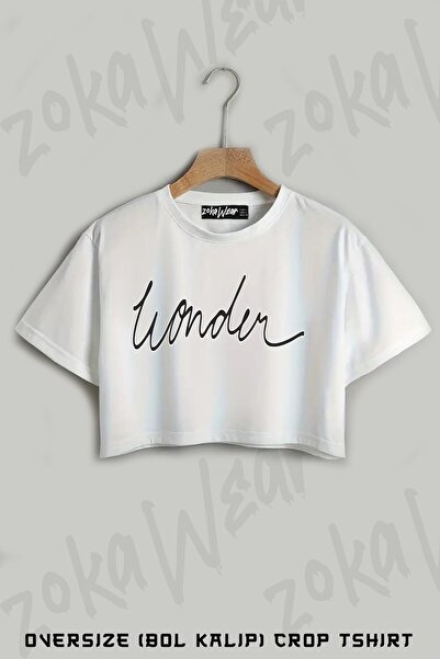 ZOKAWEAR Μπλουζάκι Wonder V2 Shawn Mendes με στάμπα Oversize Crop