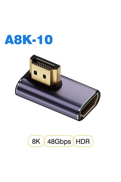Choice 1 PCS A8K-10 HDMI2.1 UGOURD HDMI2.1 Cable Adapter mini micro hdmi to HDMI 2.1 Converter 48Gpbs 8K60H