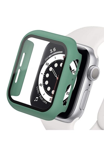 Choice Series 4654 SE 44MM Pine green 5 Tempered Glass+cover For Apple Watch Accessories 45mm 41mm 44mm 40m