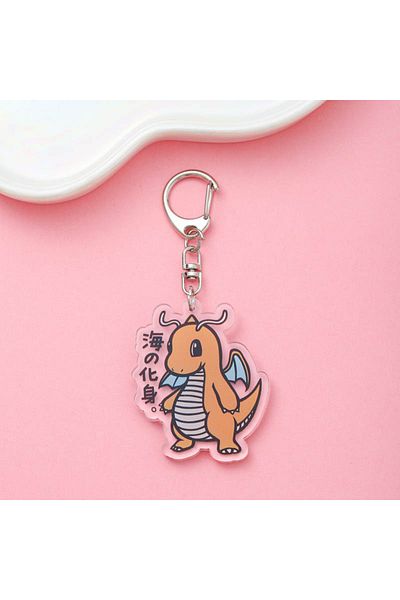 Miniso 5cm 12 Anime Pokémon Acrylic Keychain Accessaries Cartoon Funny Bag Pendant Cute Creative Charm Car