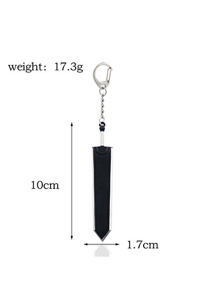 Choice K00516 Cool Dragonslayer Key Ring Anime Game Berserk Sword Keychain Bag Backpack Jewelry Decoration