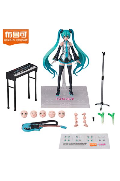 Choice Hatsune Miku Blokees Hatsune Miku Building Block Cartoon Anime Assembly Figurine Toy PVC Kids Toys