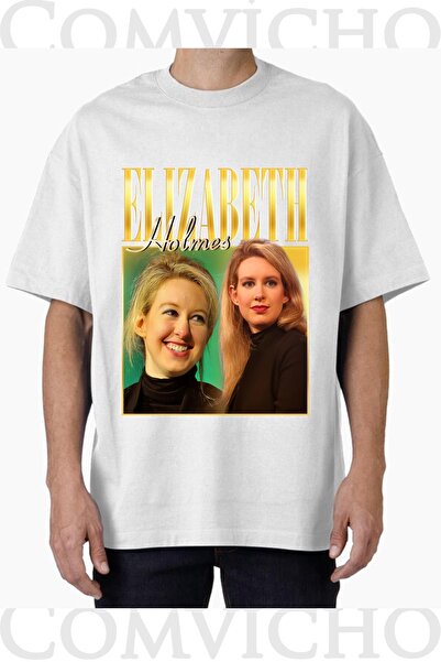 COMVİCHO تي شيرت مطبوع بتصميم إليزابيث v1 للجنسين