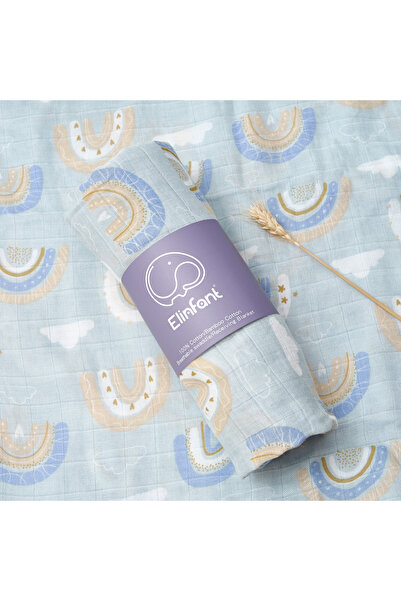 Choice 120X110cm BC33 Elinfant 120x110cm Bamboo Cotton Baby Muslin Swaddle Bl...