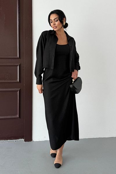 bb butik basic Shirt - Dress Double Suit B5010