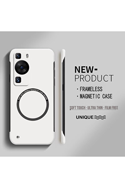 Choice جراب هاتف P60 Pro بلون عاجي، فائق النحافة، مصنوع من البولي كربونات الص...