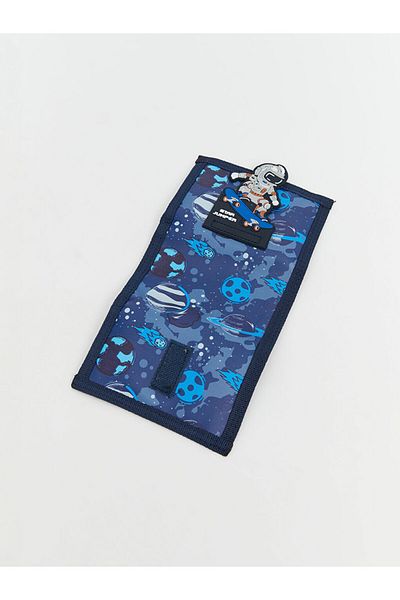 LC Waikiki New Season Space Printed Velcro Boys Wallet - S5Ny59Z4