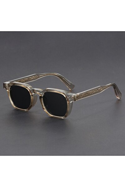 Choice3 Brown Boho Retro Polarized Sunglasses for Men Frame Polygonal Women's Sunglasses Outdoor High Qualit