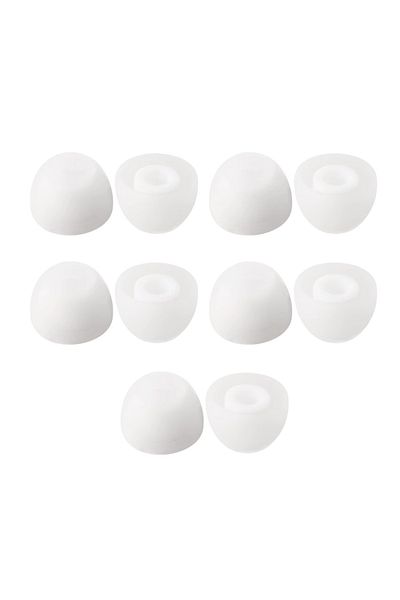 Choice 5Pair White M KBEAR 07 Silicone Upgrade Headphone Eartips 1pair(2pcs) 5pairs(10pcs) Noise Isolating