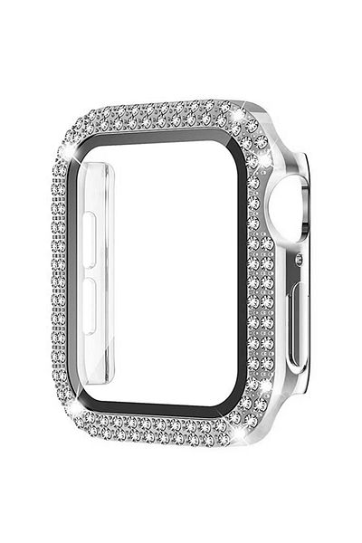 Choice 40mm series 654 SE silver Cover For Apple watch Case 45mm 41mm 44mm 40mm 38mm 42mm Diamond Tempered