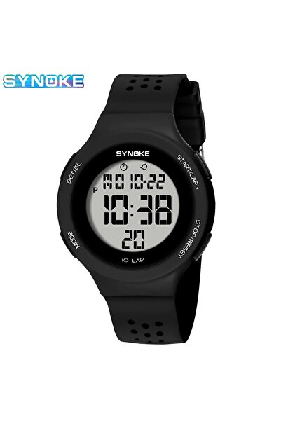 Choice ساعة رياضية خارجية سوداء للرجال ساعة كرونوغراف منبه 5 بار ساعات عسكرية...