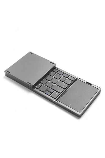 Choice B089T Portable Mini Folding Wireless Bluetooth Keyboard B089T 64 Keys Wireless Foldable Touchpad Key