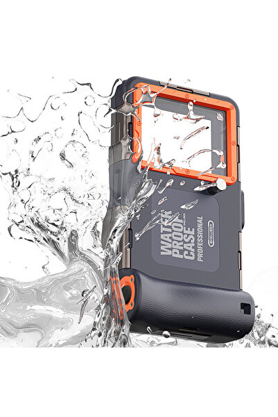 Vikefon غلاف هاتف مقاوم للماء وحافظة واقٍ ممتاز للغوص حتى عمق 15 مترًا والسبا...