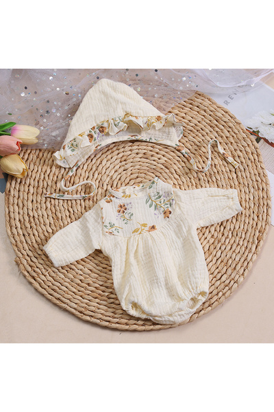 Choice ملابس دمى flowerBG فستان بذلة صدرية لدمية أمريكية حديثة الولادة مقاس 40 سم إكسسوارات بيبي جي