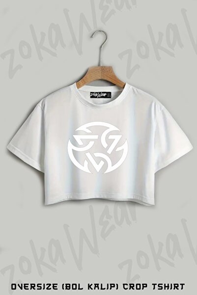 ZOKAWEAR تي شيرت مطبوع كبير الحجم من مورتال كومبات لين كوي