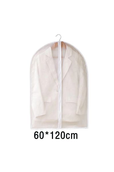 Choice 5PCS 60X120cm 1/3/5/10PCS Washable Clothes Hanging Dust Cover Wedding Dress Cover Suit Coat Storage