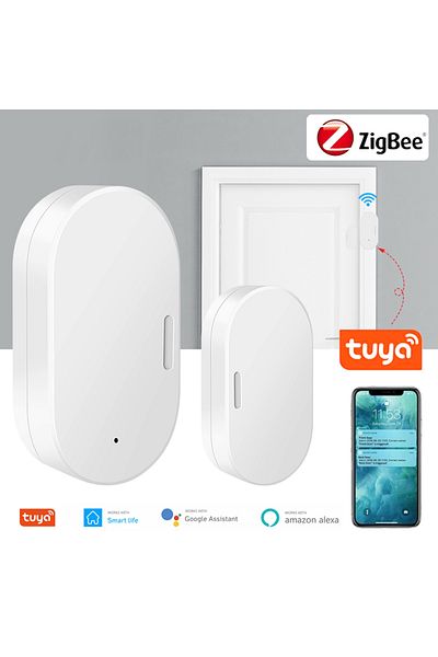 Choice 19EWZ Tuya Zigbee Door Sensor Door Open/Closed Detector Home Alarm Security Protection Smart Life Co