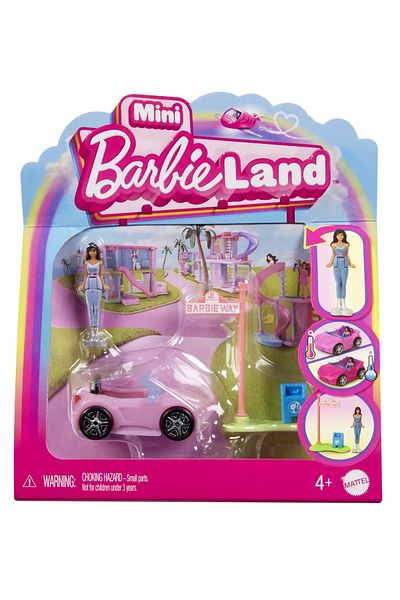 Barbie BARBIE DOLL HOUSE WITH 4 FOLDABLE AREAS