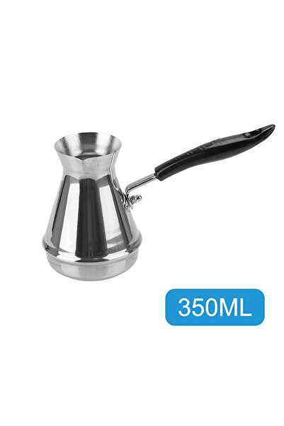 Choice وعاء موكا من الفولاذ المقاوم للصدأ بمقبض طويل سعة 350 مل، غلاية قهوة أ...