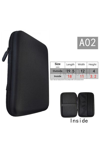Choice A02 Earphone Data Storage Bag Cable Organizer Multimeter Electronic Box Bags Zipper Pouch Tech Gadg