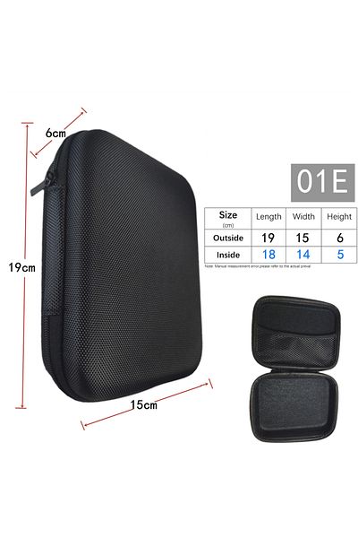 Choice 01E Earphone Data Storage Bag Cable Organizer Multimeter Electronic Box Bags Zipper Pouch Tech Gadg