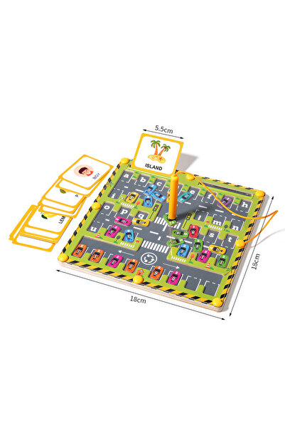 Choice لوحة رسم خشبية تعليمية على شكل متاهة أبجدية مغناطيسية من مونتيسوري لمو...